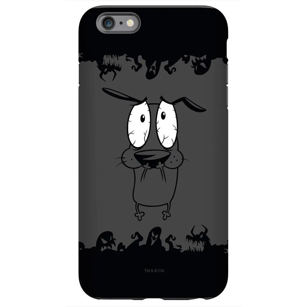 Courage the Cowardly Dog Scary Shadow Phone Case for iPhone and Galaxy