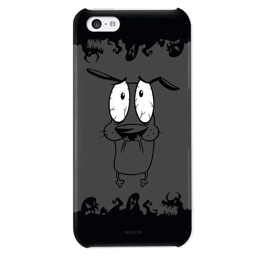 Courage the Cowardly Dog Scary Shadow Phone Case for iPhone and Galaxy