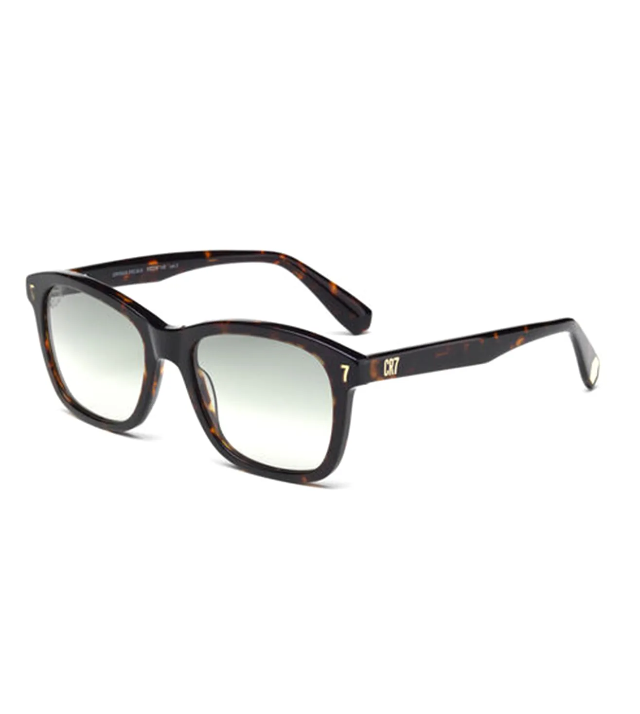 CR7 Unisex Havana Square Sunglasses