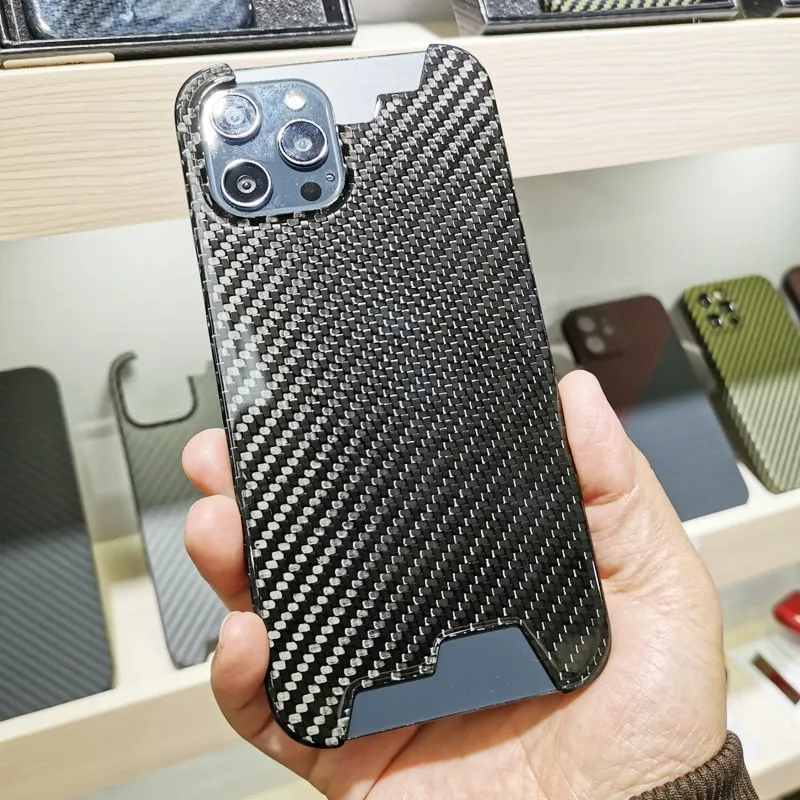 Creative Carbon Fiber Thin iPhone Case