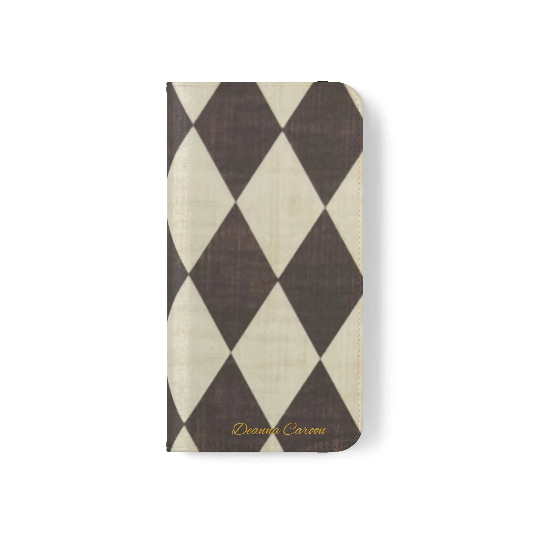 Customizable Name Diamond Phone Folio Cases