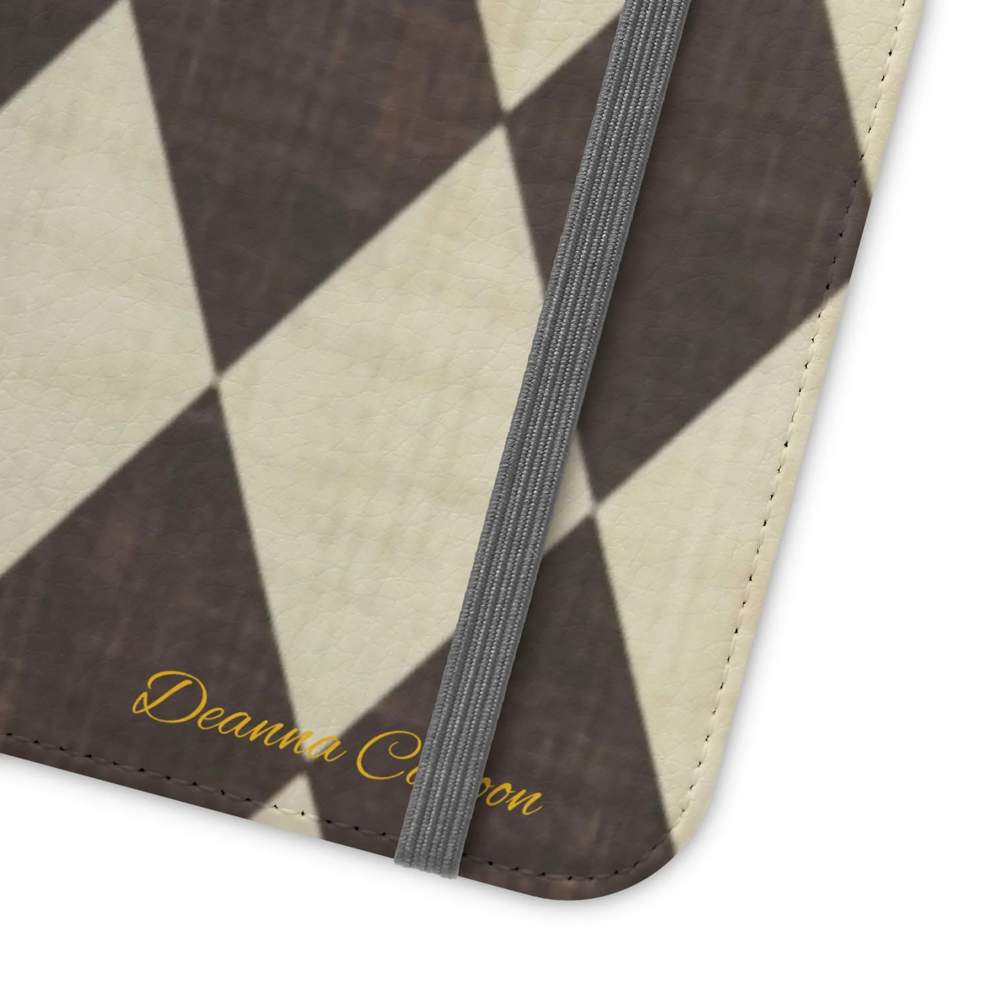 Customizable Name Diamond Phone Folio Cases