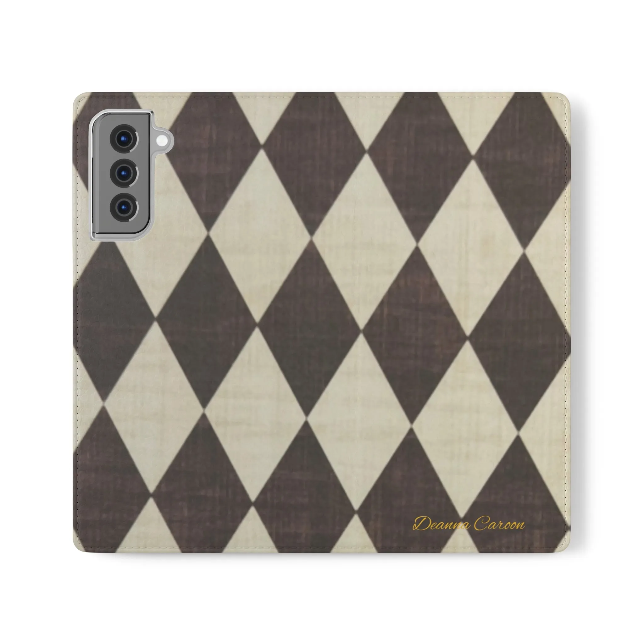 Customizable Name Diamond Phone Folio Cases