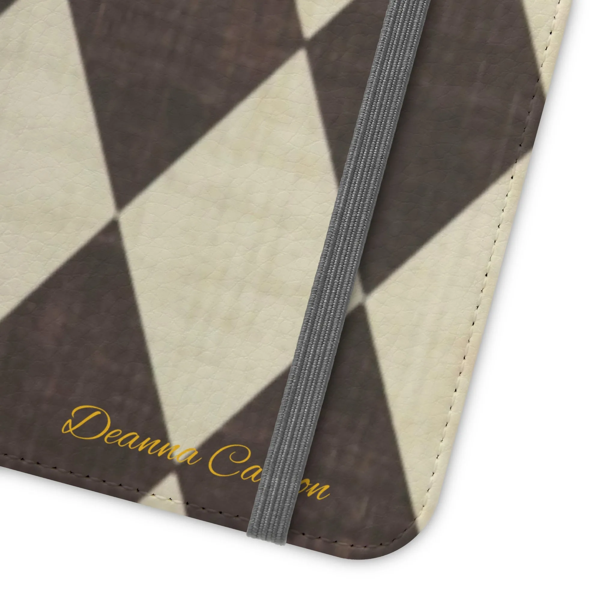 Customizable Name Diamond Phone Folio Cases