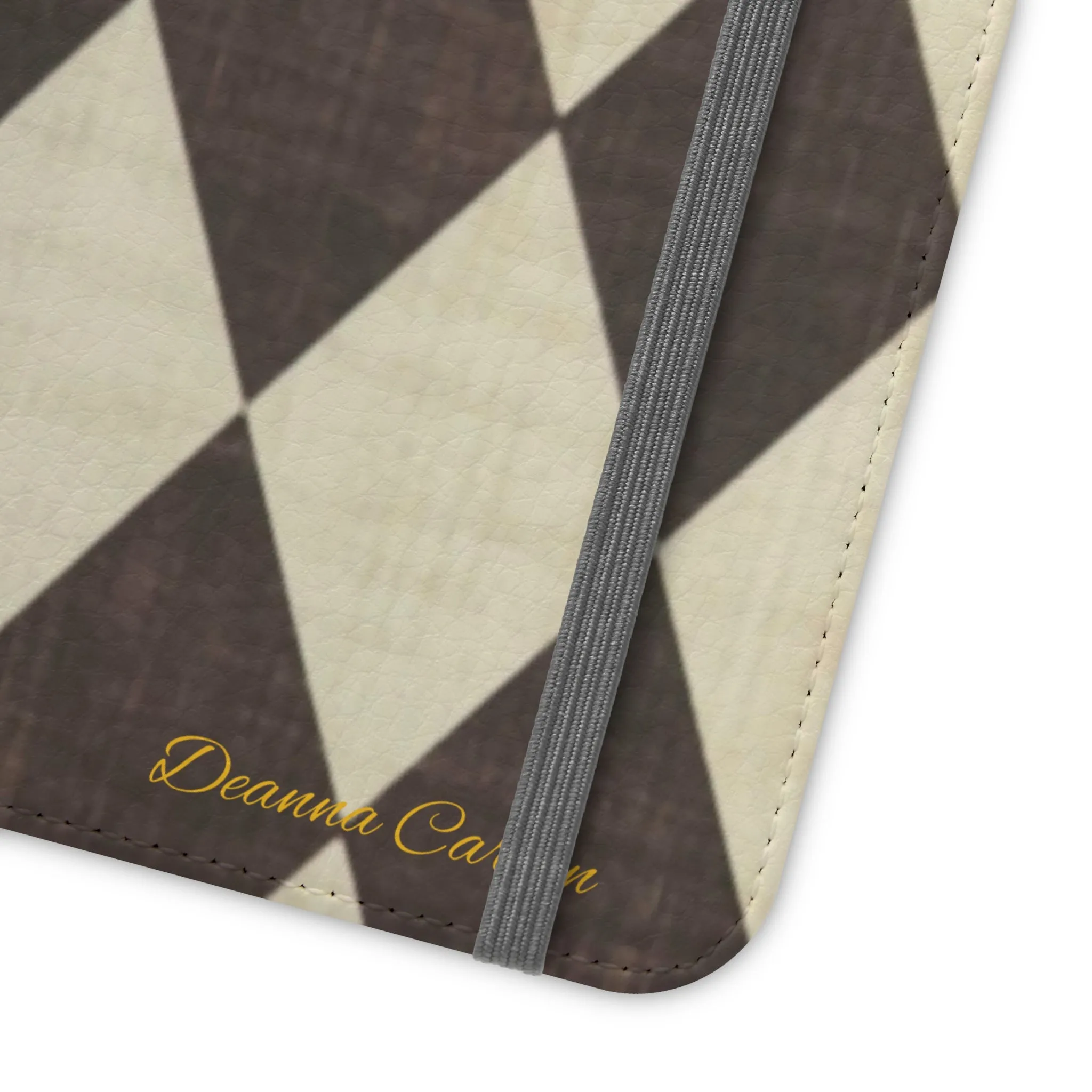 Customizable Name Diamond Phone Folio Cases