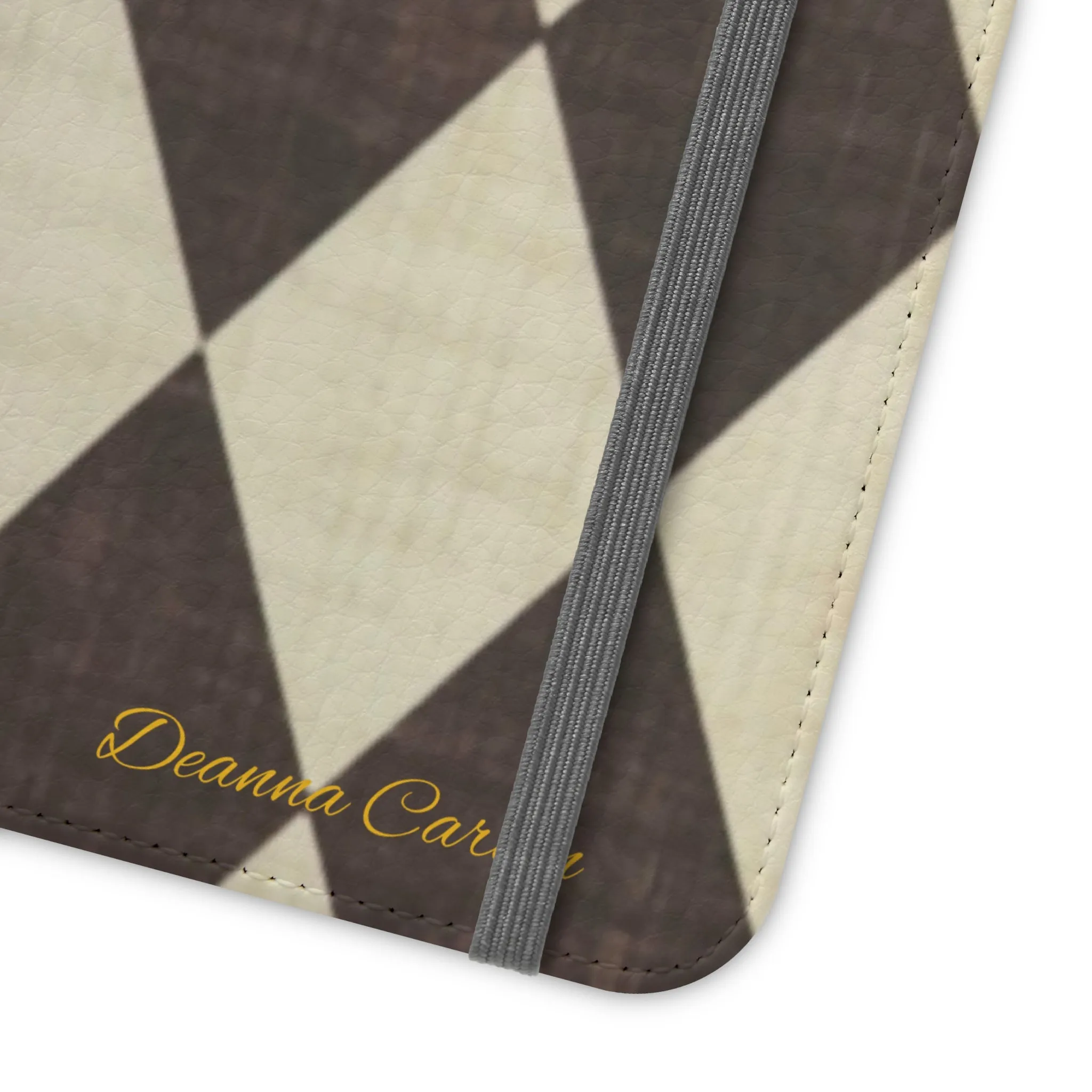 Customizable Name Diamond Phone Folio Cases