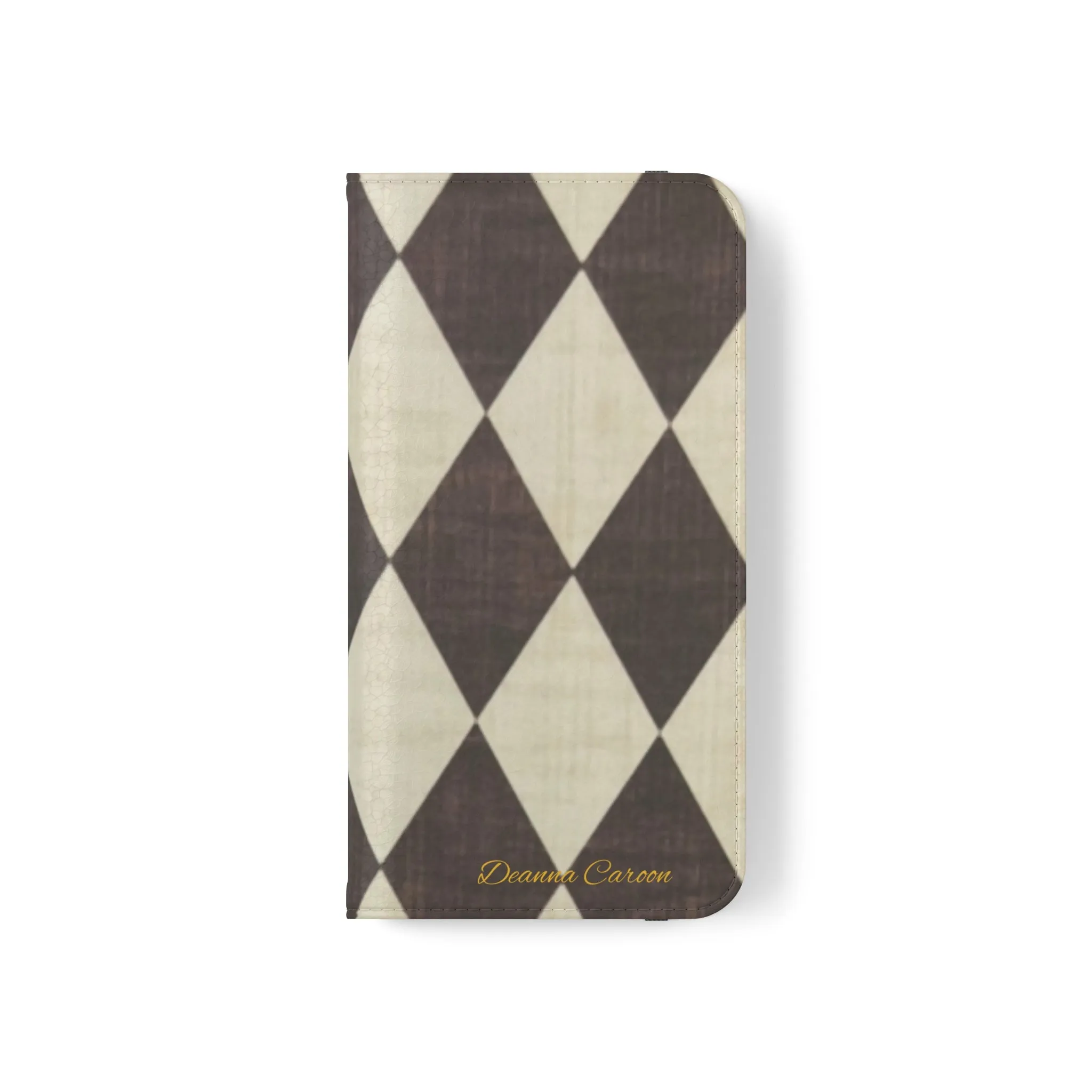 Customizable Name Diamond Phone Folio Cases