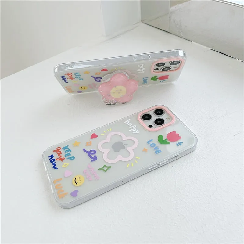 Cute Korean Cartoon case For iPhone