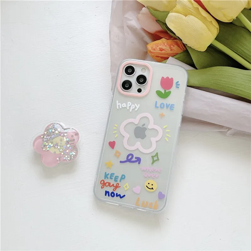 Cute Korean Cartoon case For iPhone