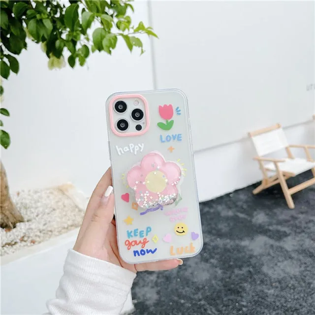 Cute Korean Cartoon case For iPhone