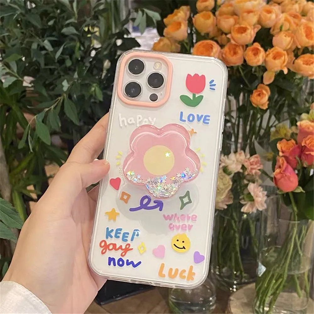 Cute Korean Cartoon case For iPhone