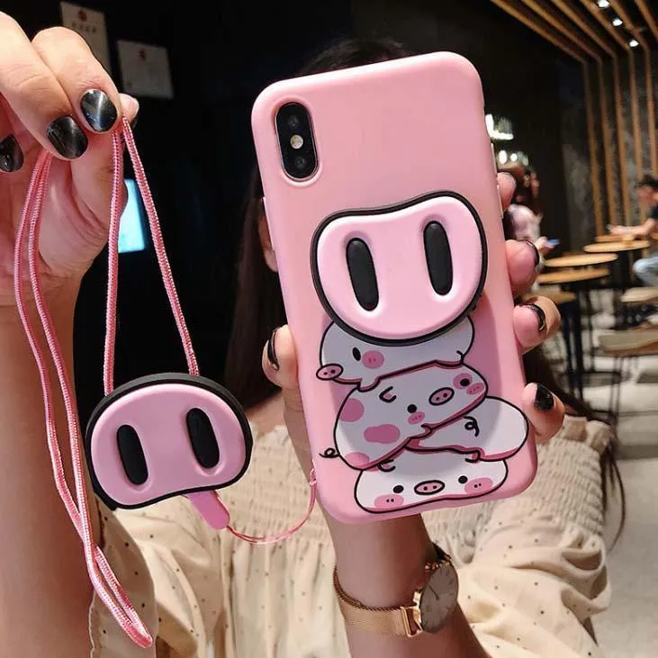 Cute Pig Nose Phone Case