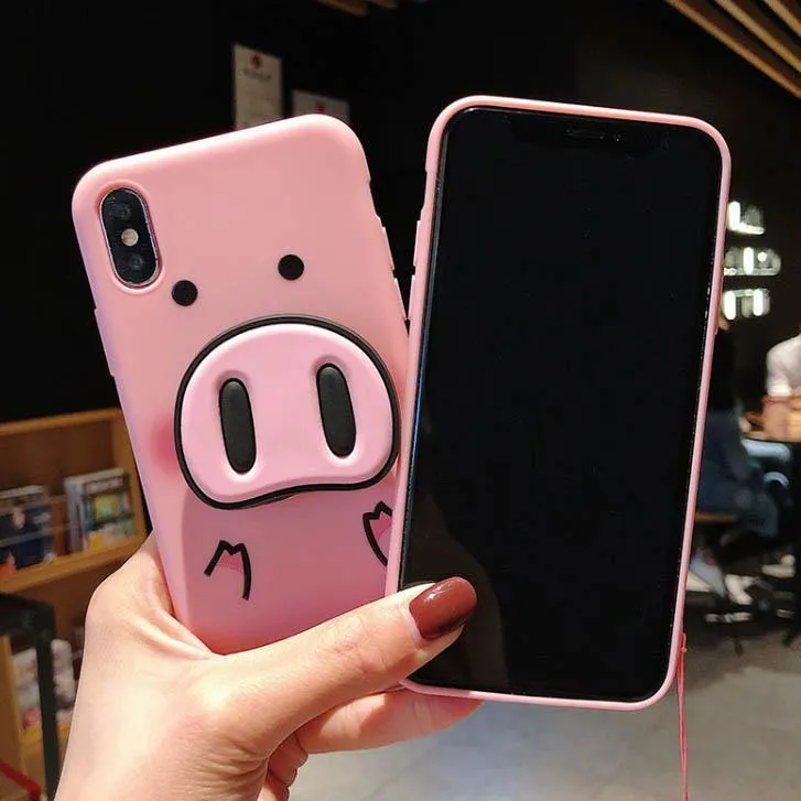 Cute Pig Nose Phone Case