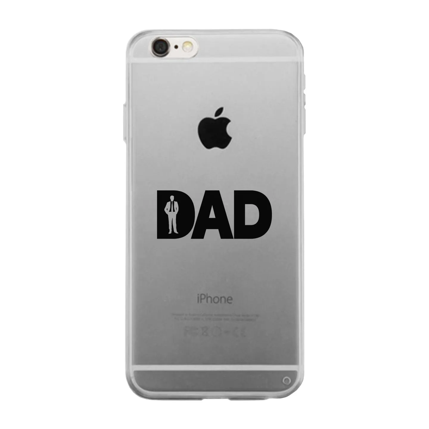 Dad Business Clear Phone Case