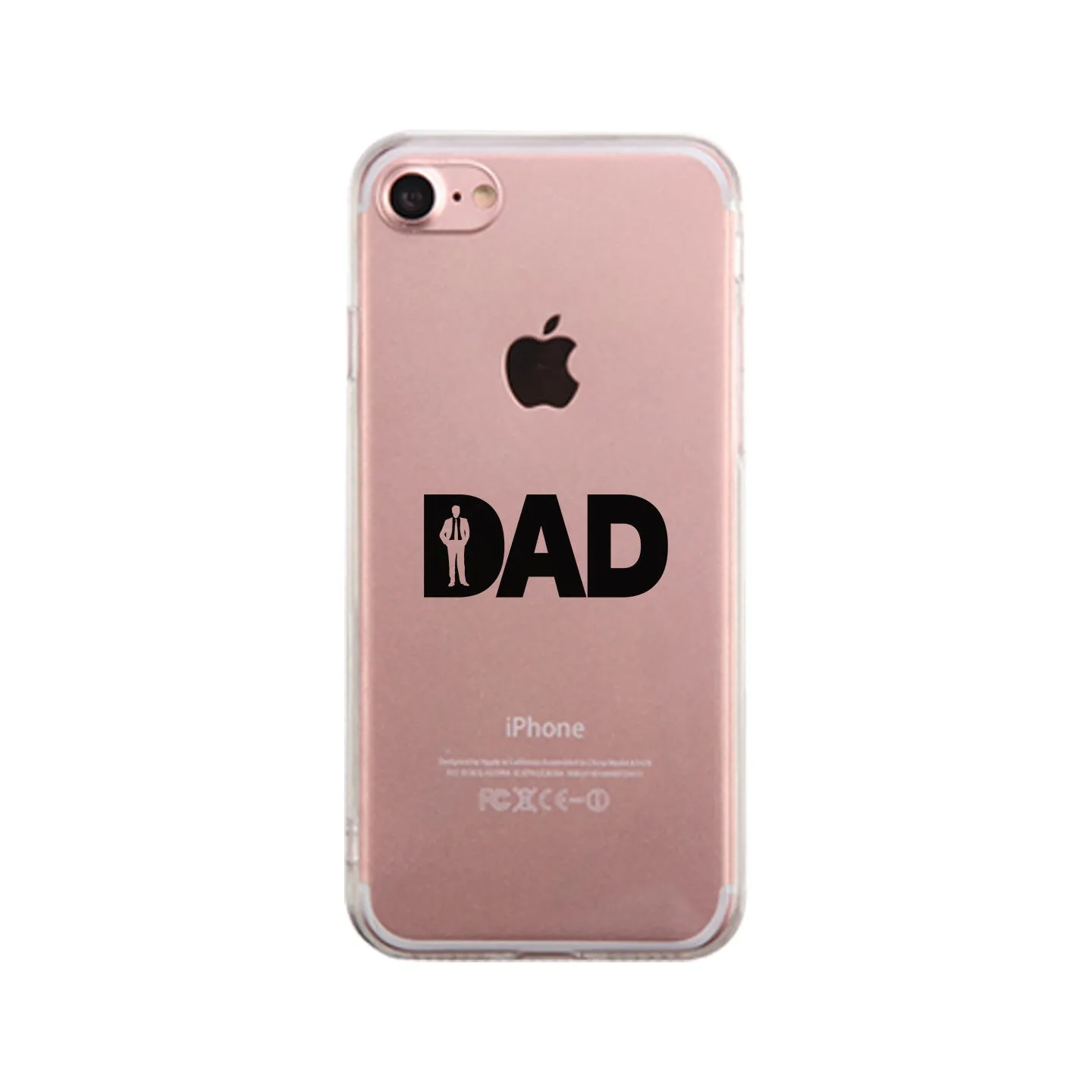 Dad Business Clear Phone Case