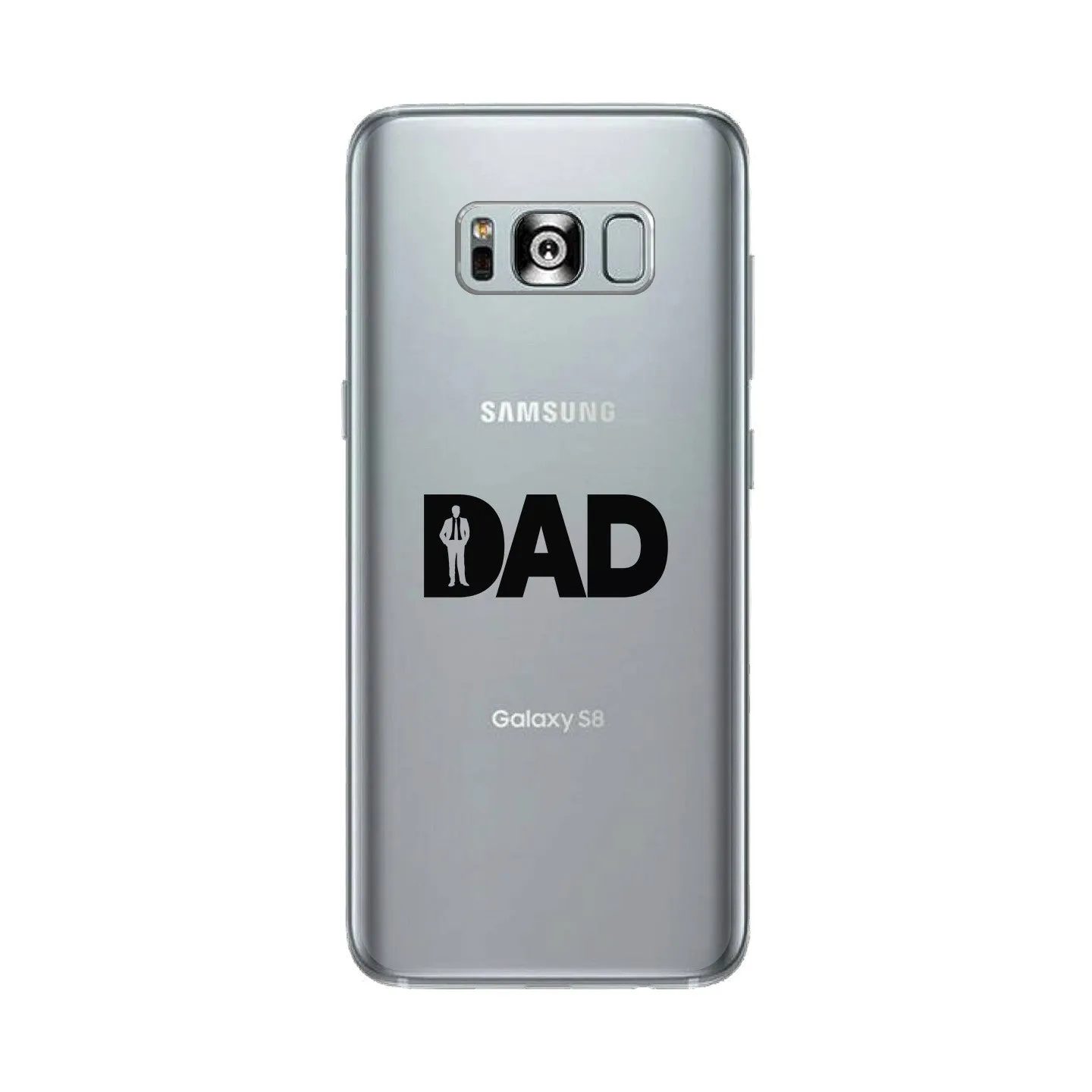 Dad Business Clear Phone Case