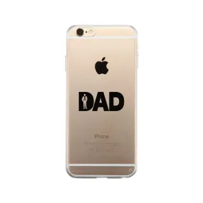 Dad Business Clear Phone Case