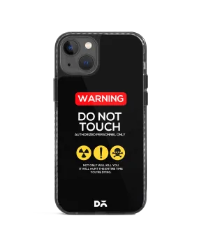 DailyObjects Do Not Touch Stride 2.0 Phone Case Cover For iPhone 15