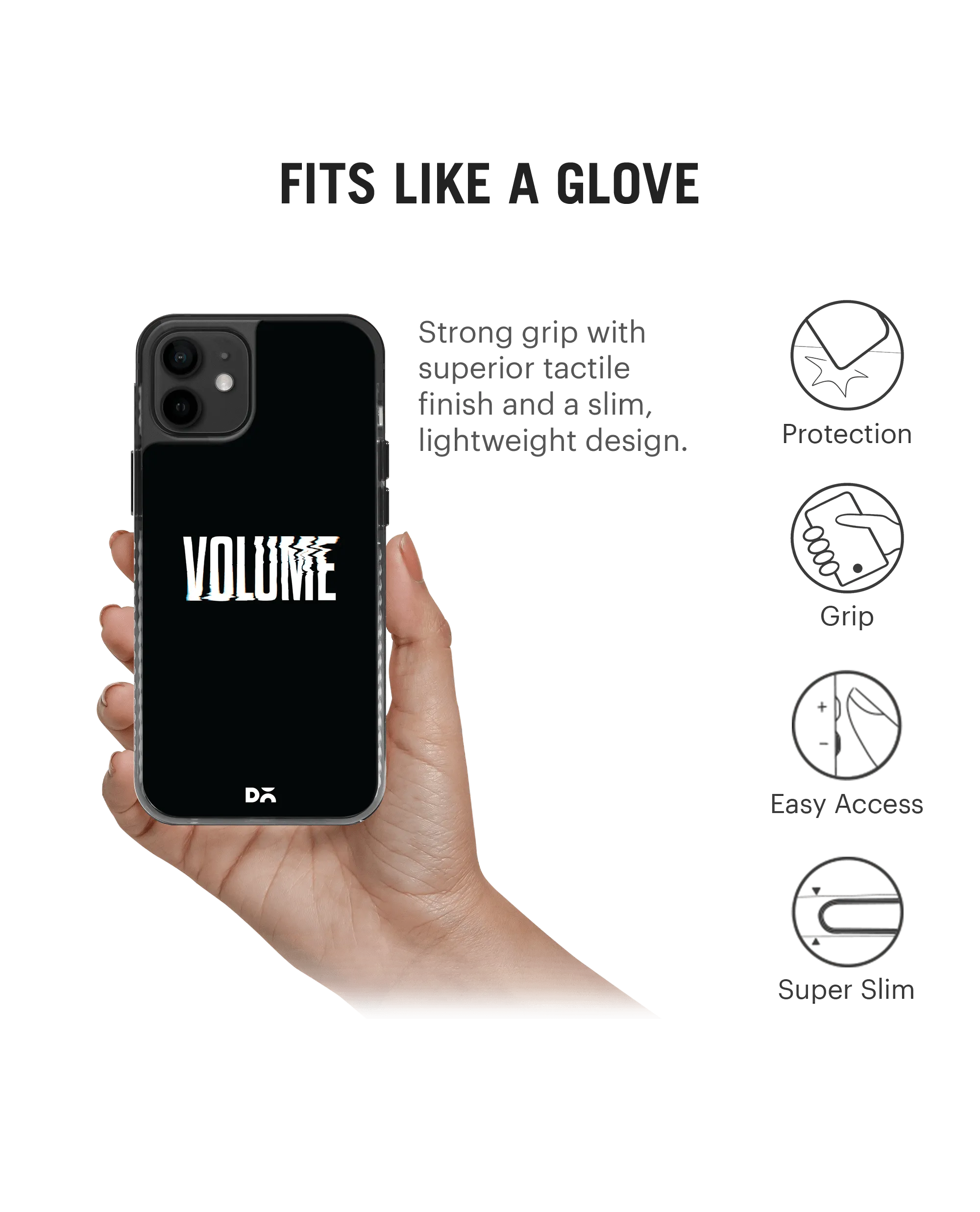 DailyObjects Max Volume Stride 2.0 Case Cover For iPhone 12