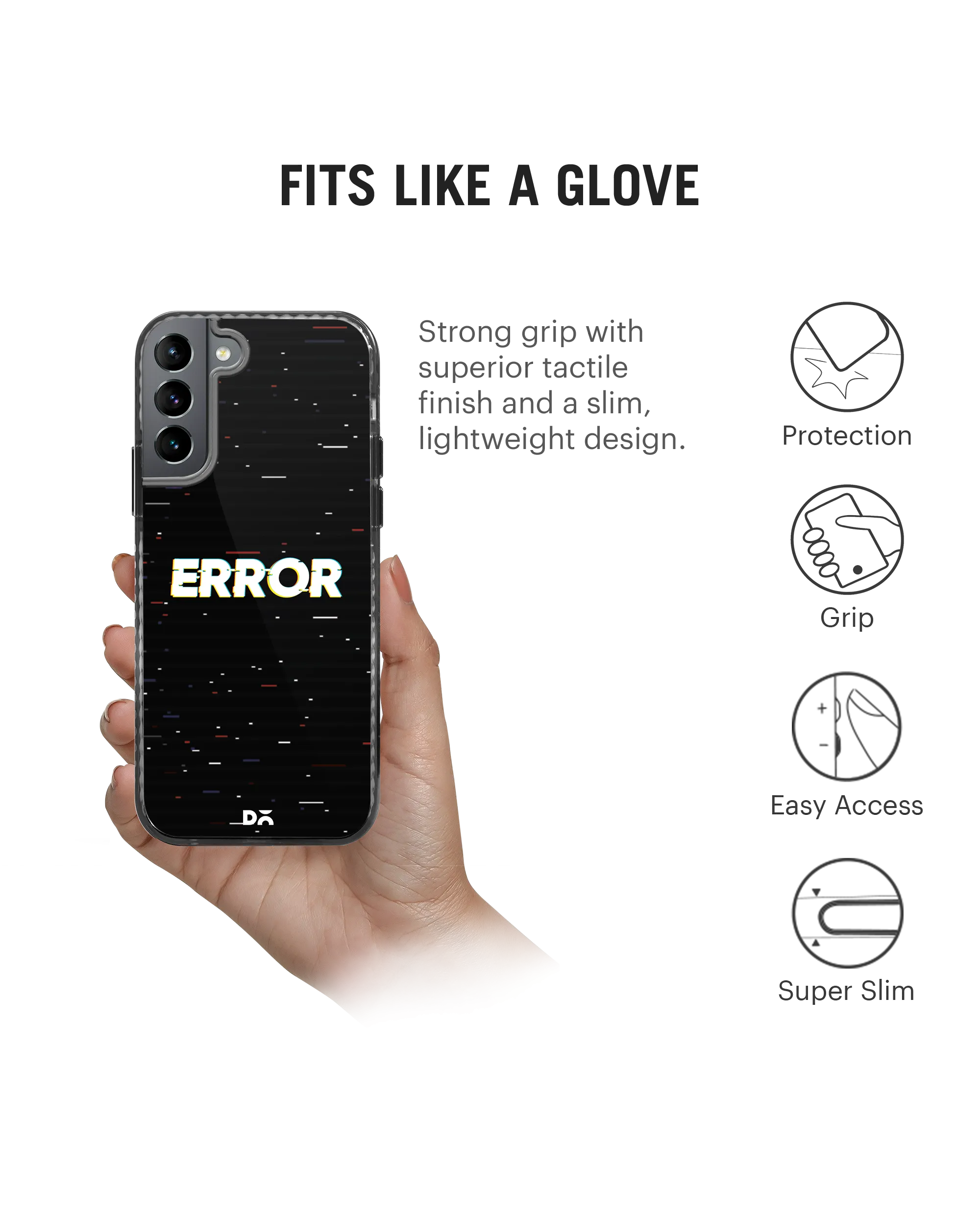 DailyObjects System Error Stride 2.0 Case Cover For Samsung Galaxy S21 Plus