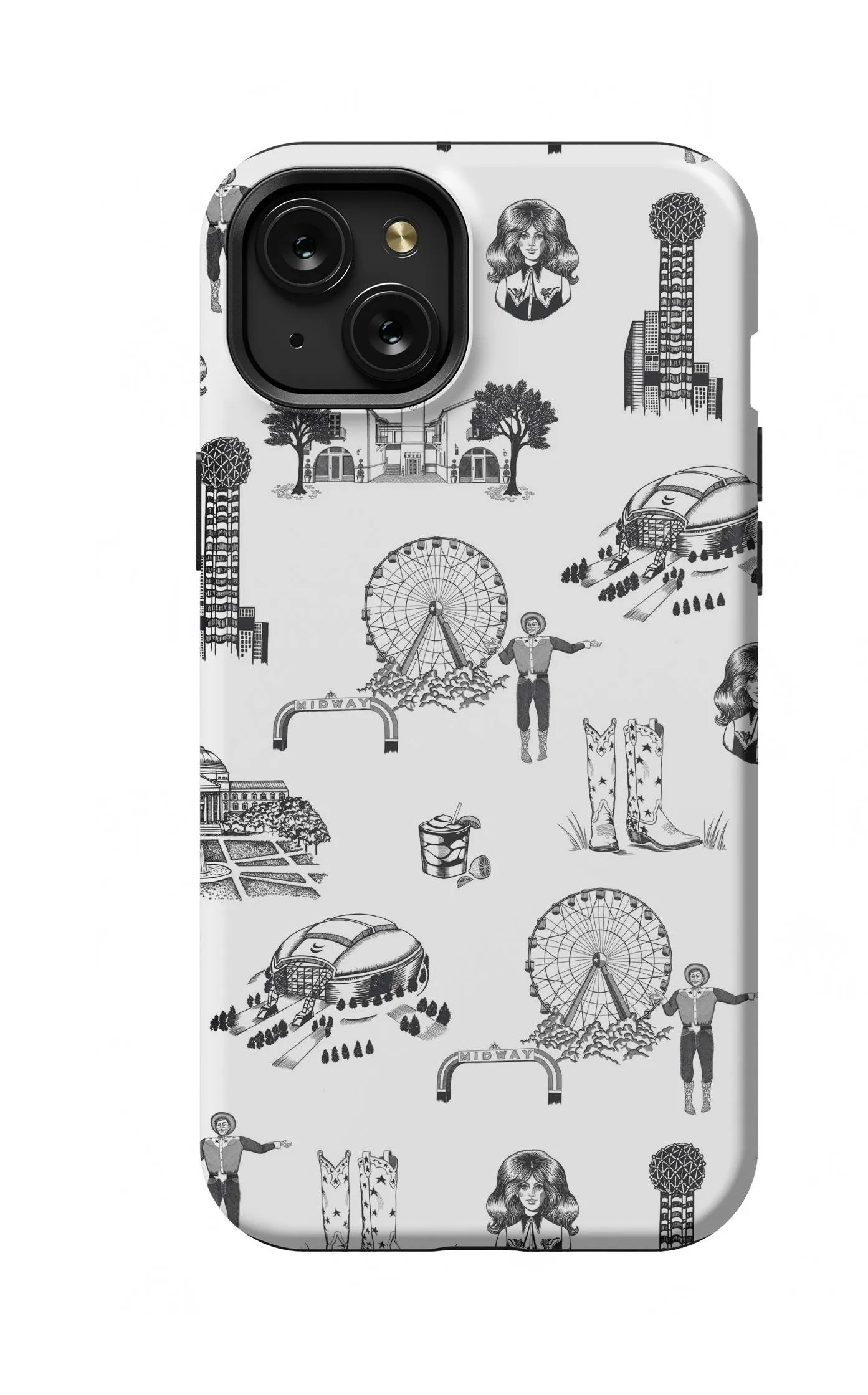 Dallas Toile iPhone Case