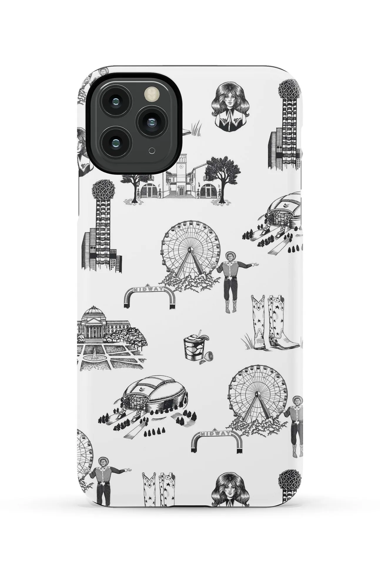 Dallas Toile iPhone Case