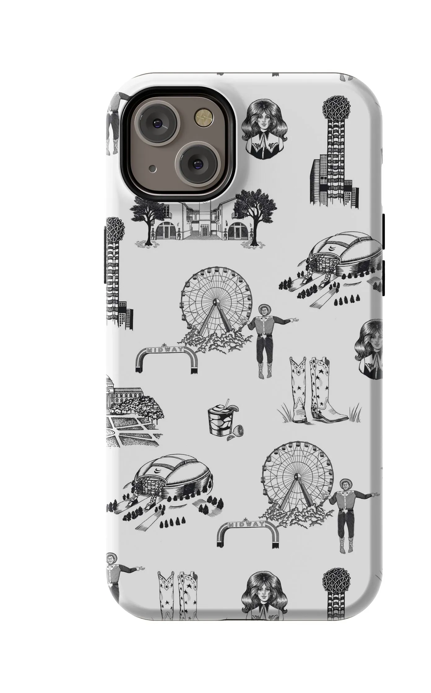 Dallas Toile iPhone Case