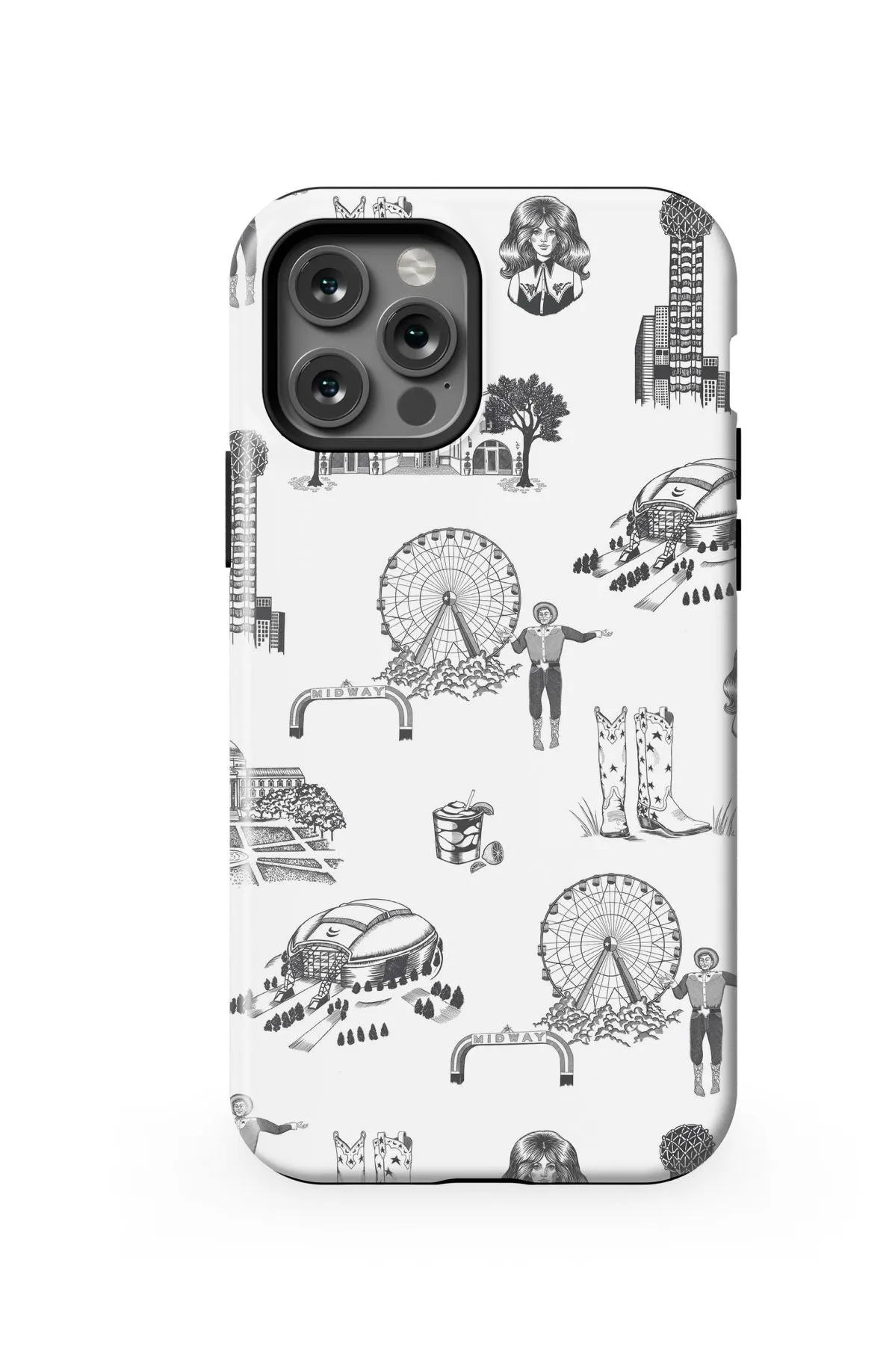 Dallas Toile iPhone Case