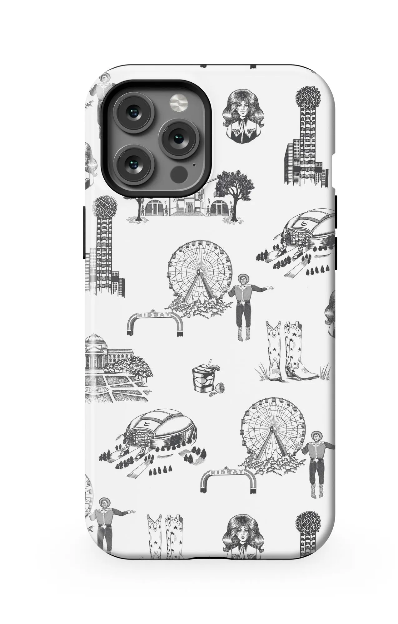 Dallas Toile iPhone Case