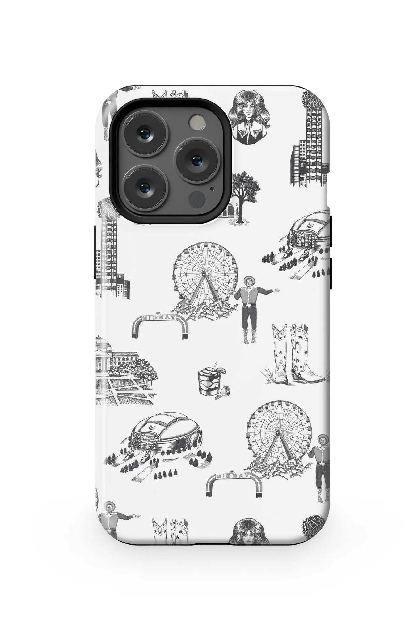 Dallas Toile iPhone Case