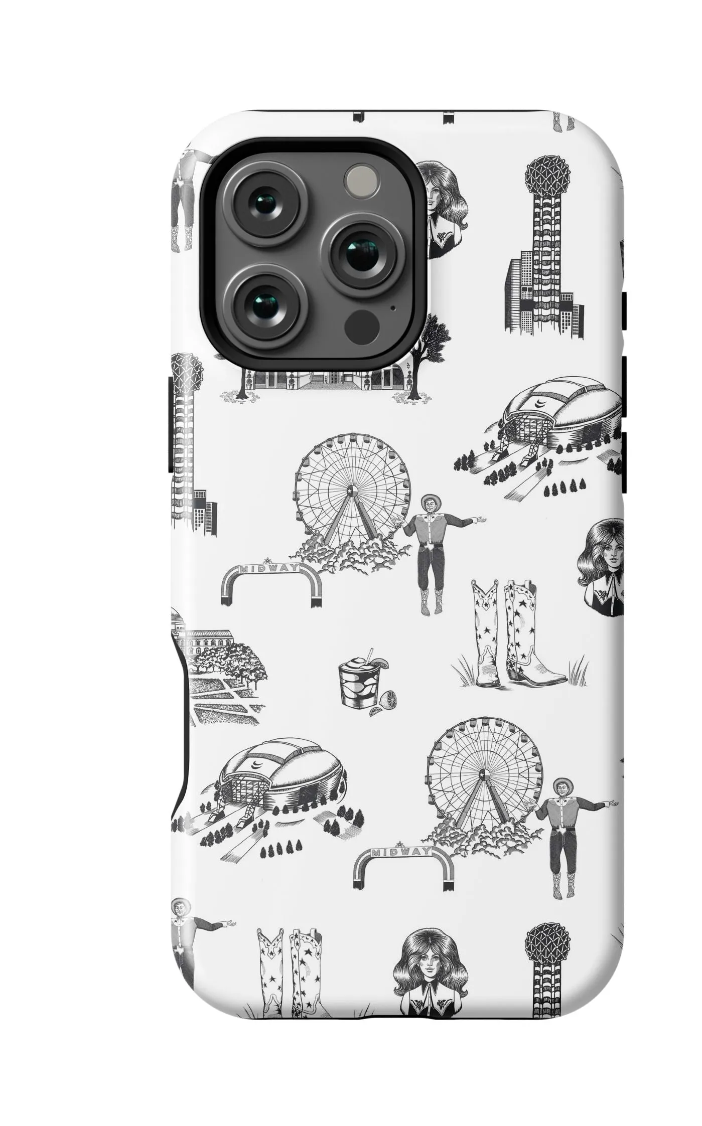 Dallas Toile iPhone Case