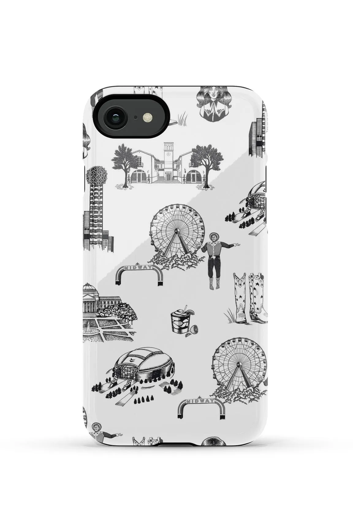 Dallas Toile iPhone Case