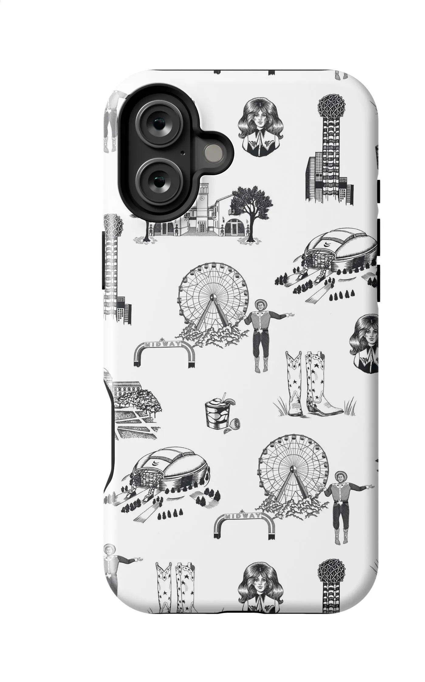 Dallas Toile iPhone Case