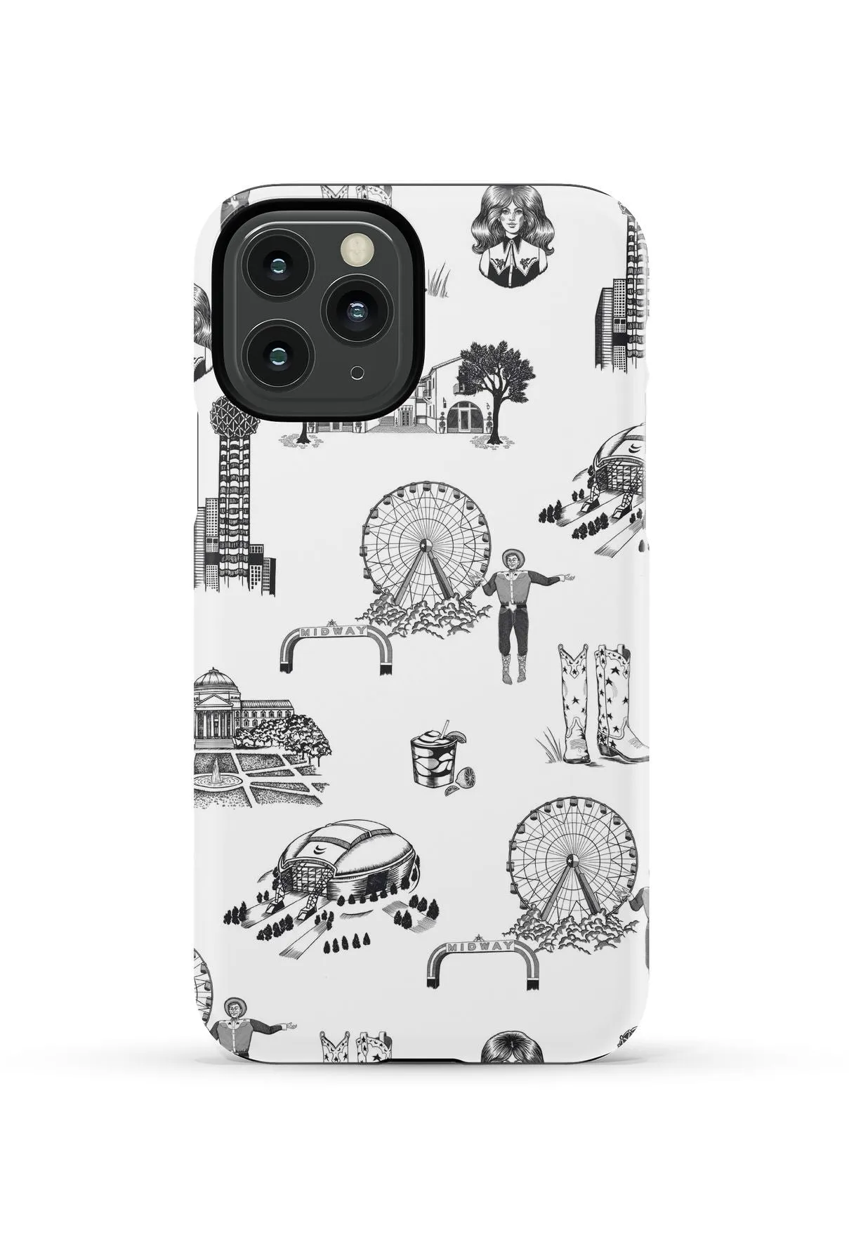 Dallas Toile iPhone Case