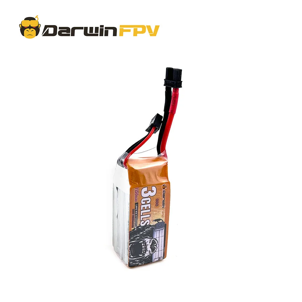 DarwinFPV 3S 1150mAh 60C 11.4V FPV Drone Battery