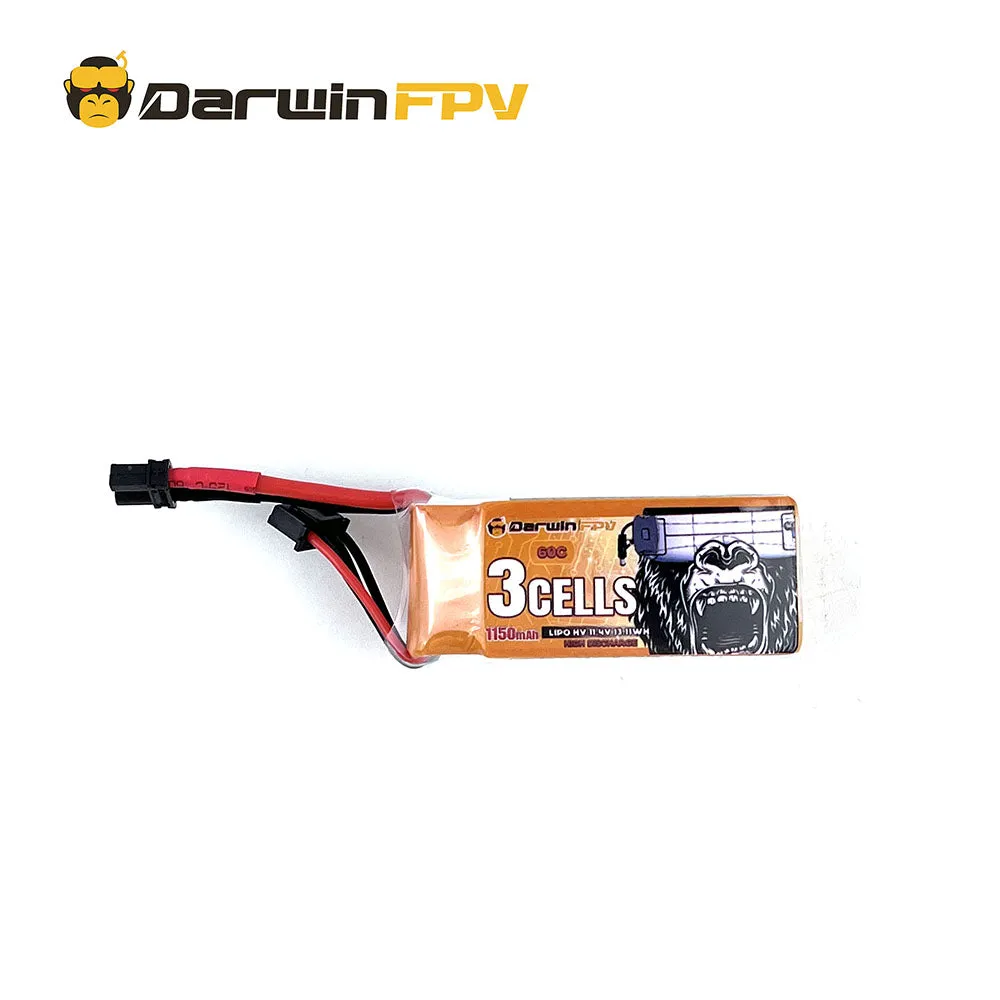 DarwinFPV 3S 1150mAh 60C 11.4V FPV Drone Battery