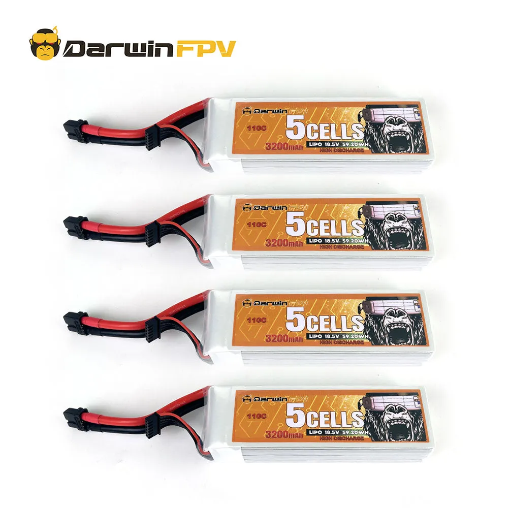 DarwinFPV 5S 3200mAh  18.5V 110C LiPo Battery