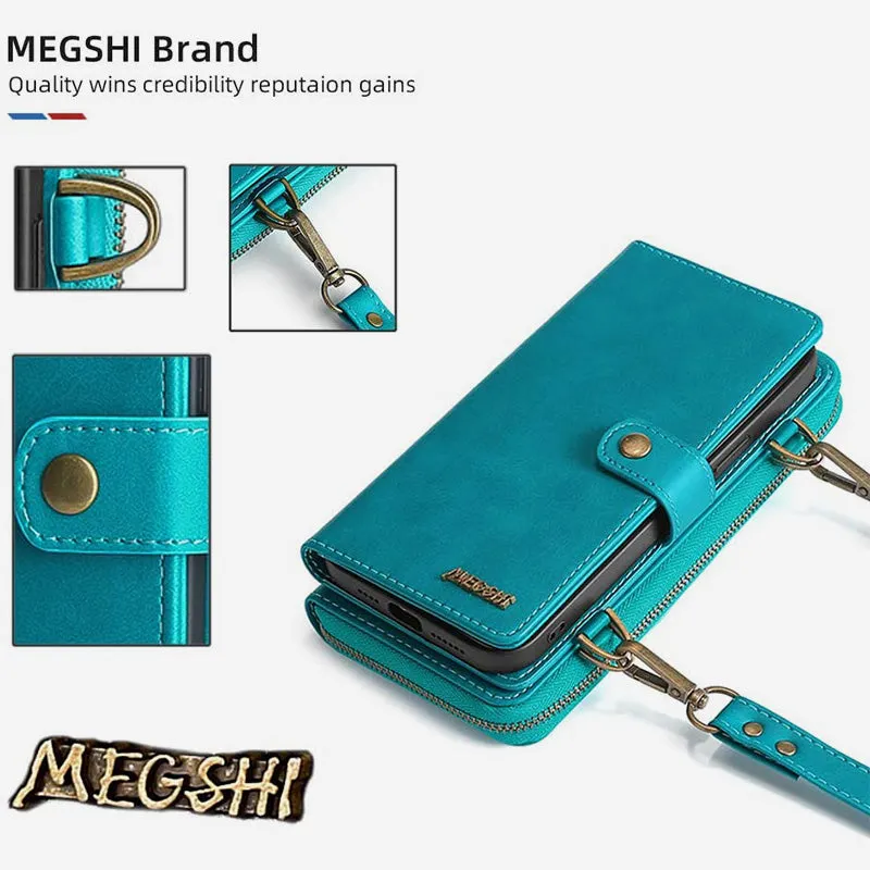 Detachable Wallet with Crossbody Chain IPhone Xs Max Wallet Case