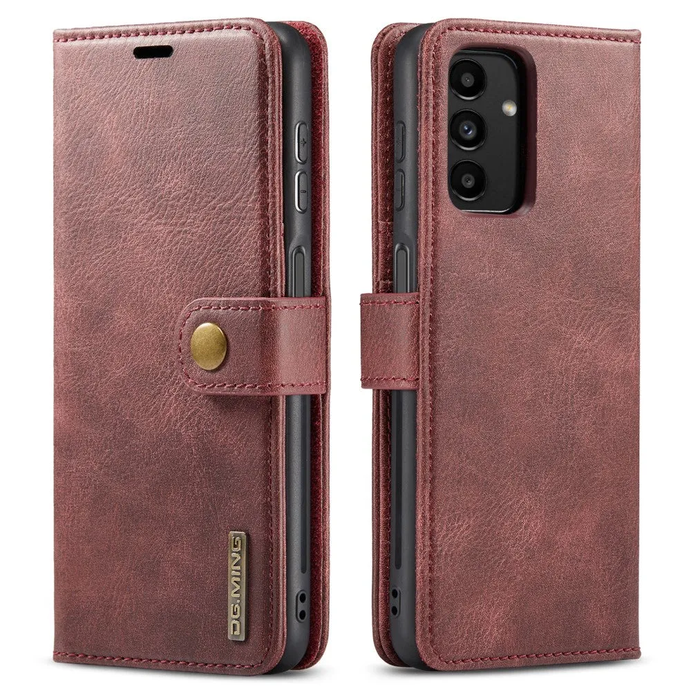 DG.MING Samsung Galaxy A13 4G 2-in-1 Wallet Case - Red