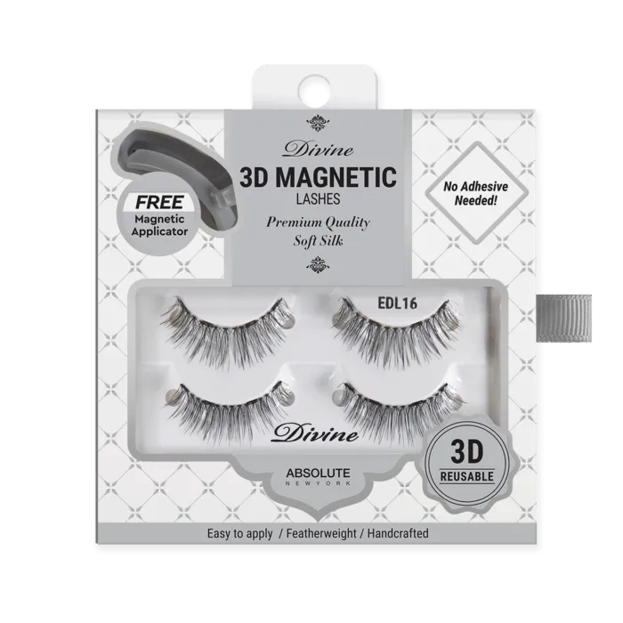 DIVINE 3D MAGNETIC LASHES Magnetic, Mess-Free Lashes (Calypso)