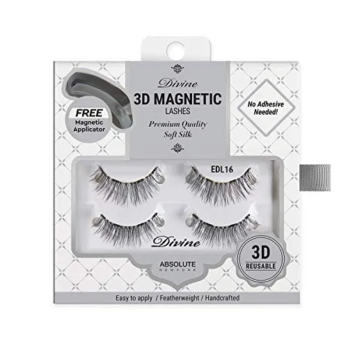 DIVINE 3D MAGNETIC LASHES Magnetic, Mess-Free Lashes (Calypso)