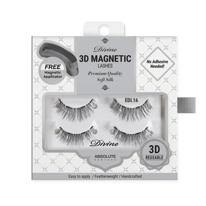 DIVINE 3D MAGNETIC LASHES Magnetic, Mess-Free Lashes (Calypso)