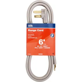 Do it Best 6 Ft. 6/2   8/1 Ga. 3-Conductor Range Cord