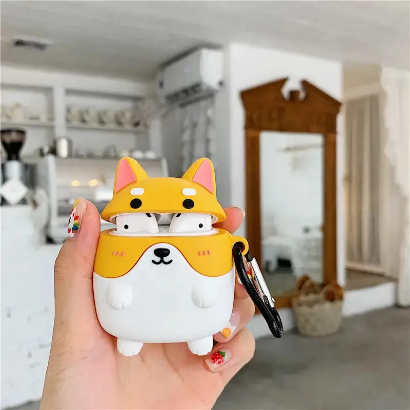 Dog AirPod Case Corgi Husky Bulldog AirPods Case