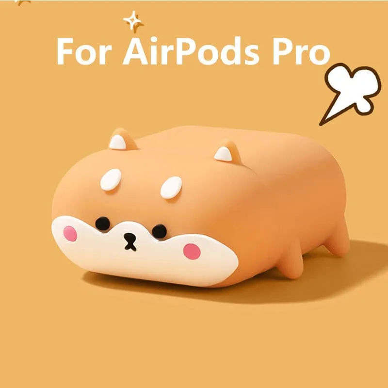 Dog AirPod Case Corgi Husky Bulldog AirPods Case