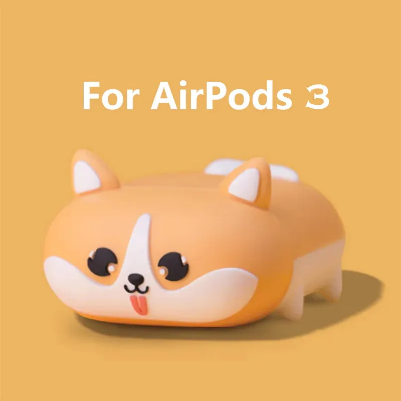 Dog AirPod Case Corgi Husky Bulldog AirPods Case