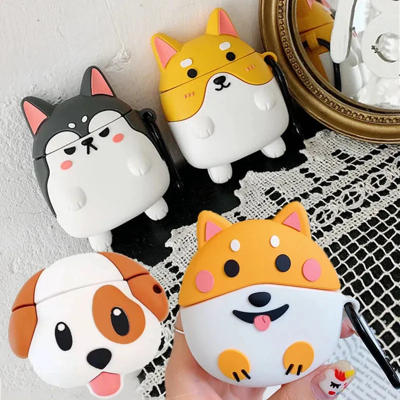 Dog AirPod Case Corgi Husky Bulldog AirPods Case