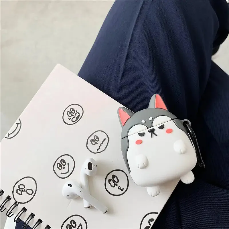 Dog AirPod Case Corgi Husky Bulldog AirPods Case