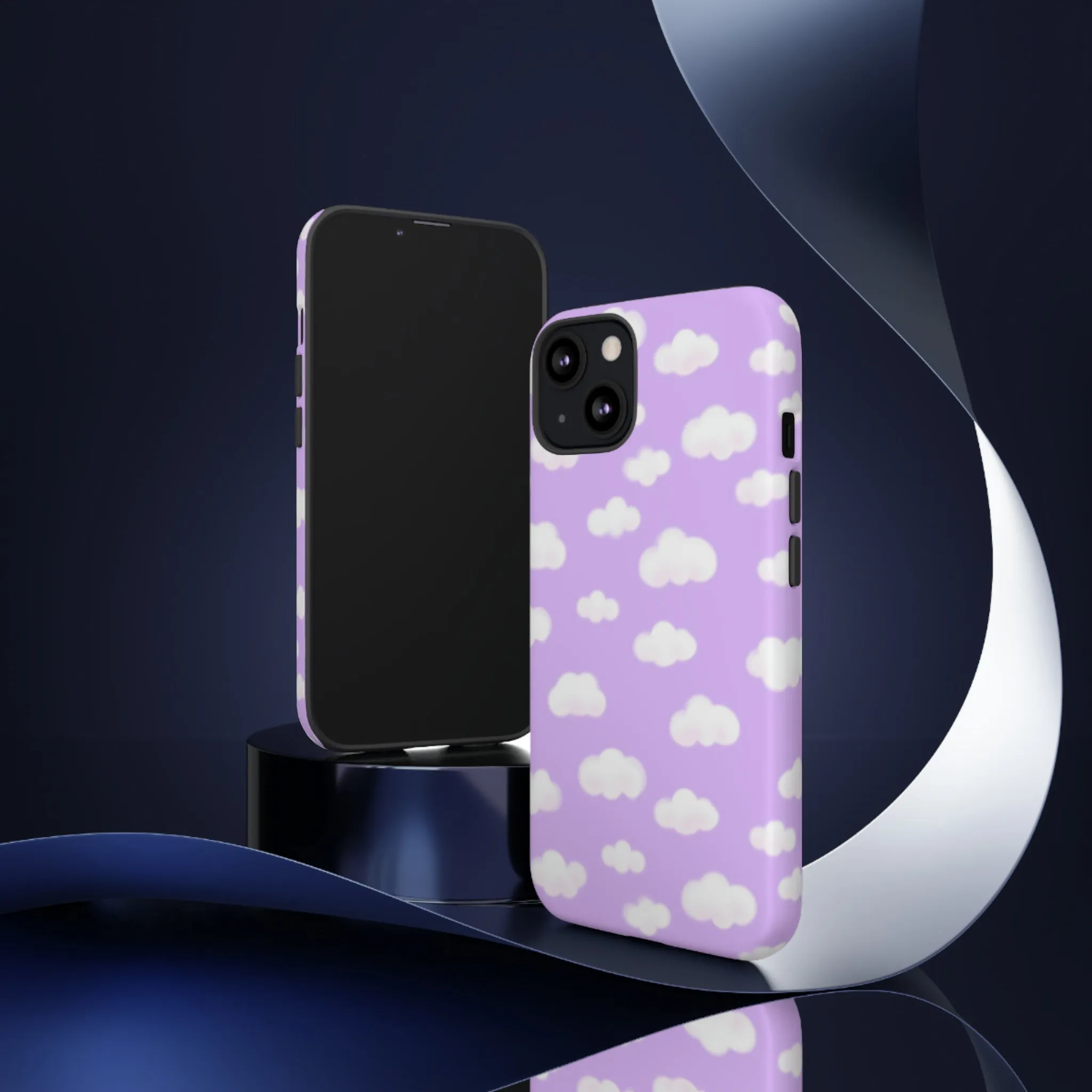 Dreamy Clouds Tough Phone Case (Lilac)