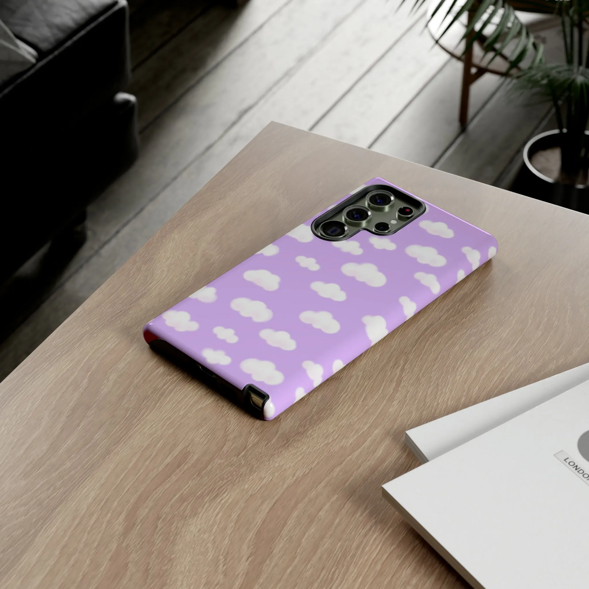 Dreamy Clouds Tough Phone Case (Lilac)